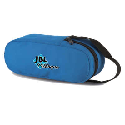 Trousse pétanque 3 boules "FIRST" - Bleue
