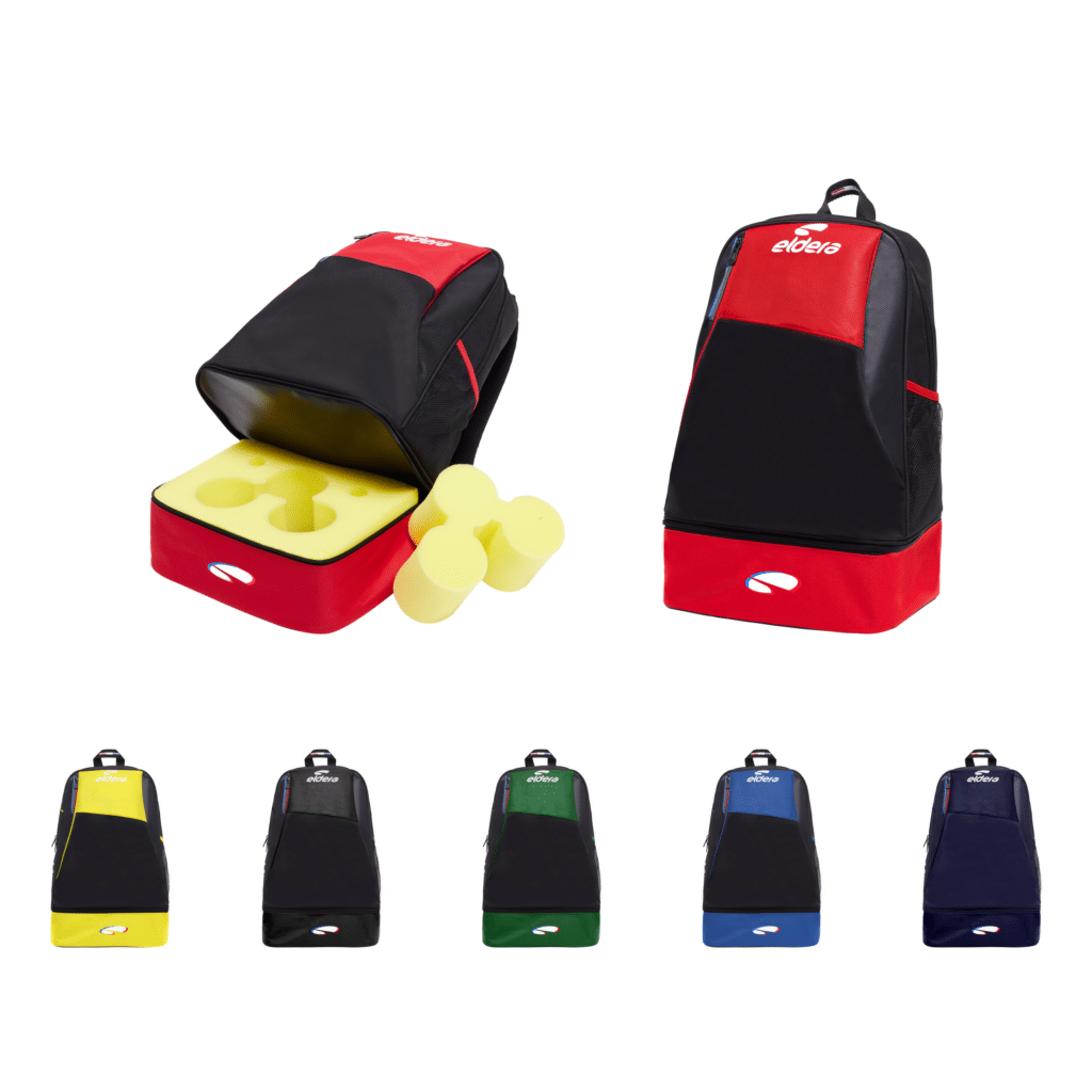 Line Shop Boccia-Tasche – Für 3 Kugeln + Tor, Marineblau, Aus Nylon, Mit Schulterriemen, Maße 26x23x14 Cm
